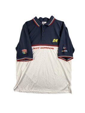Vintage Jeff Gordon Shirt Mens Large Nascar Racing NTS Motorsports Chase DuPont